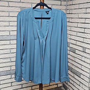 Ann Taylor Dress Blouse sz L